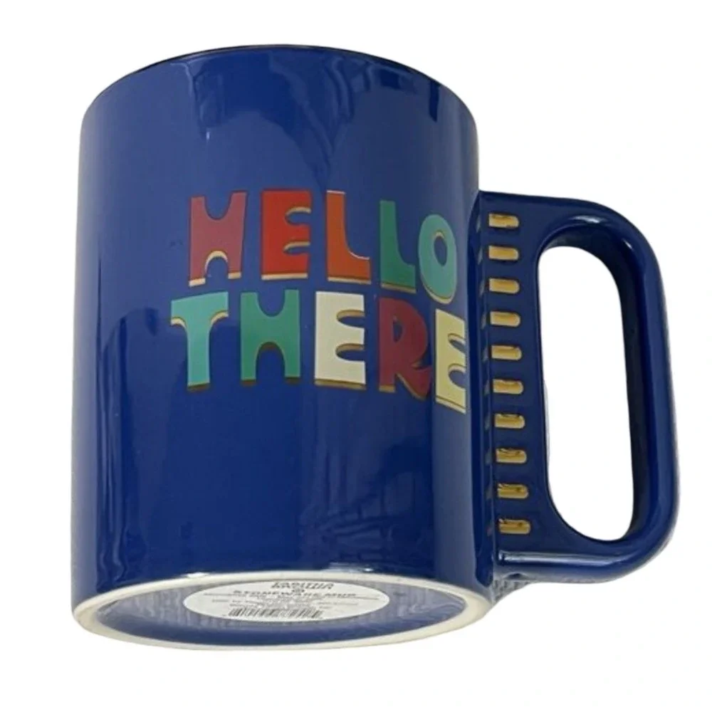 Tabitha Brown Hello There Stoneware Mug Blue